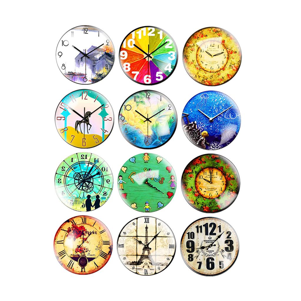 12pcs Refrigerator Magnets Stickers Metal Door Home Office Cabinets Decor B