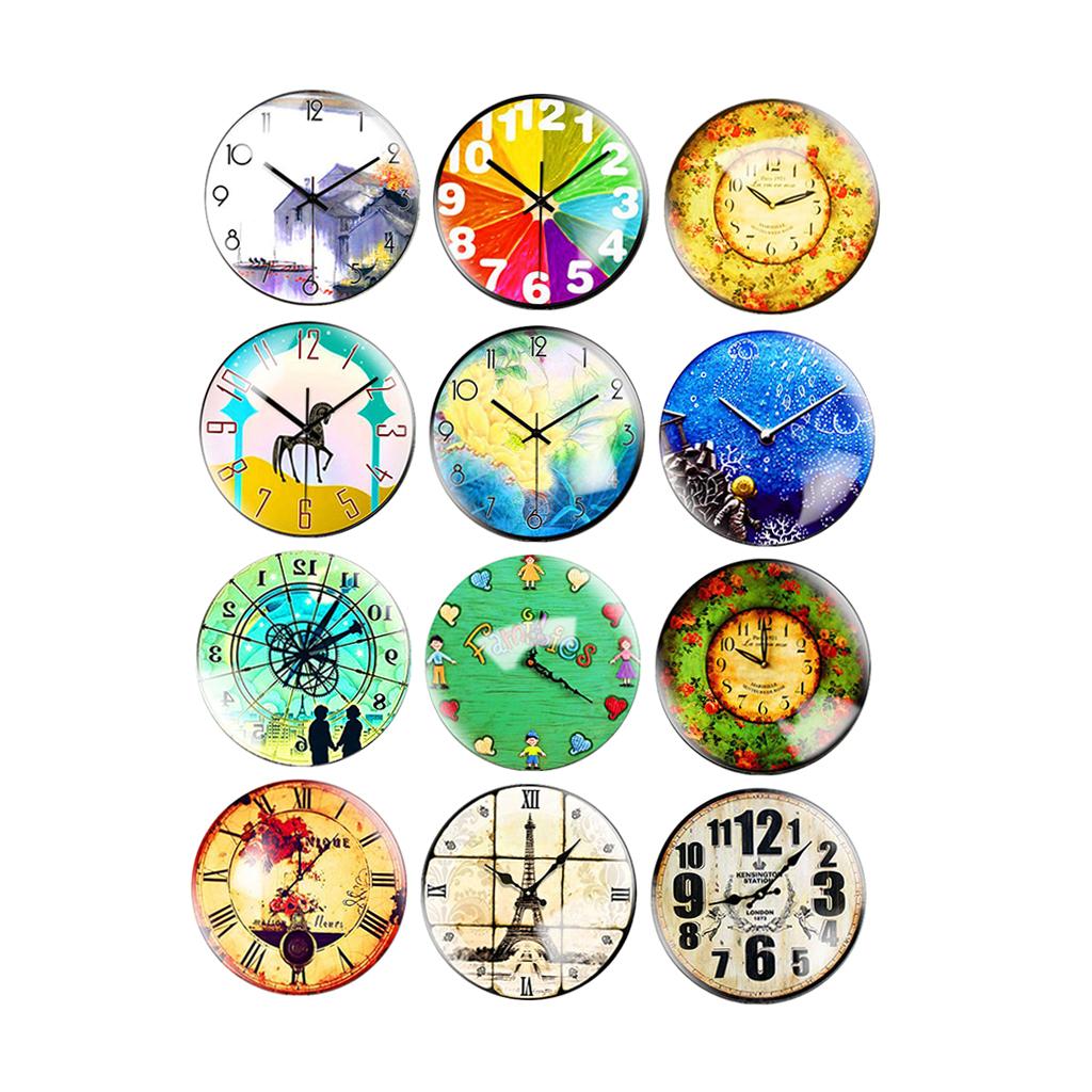 12pcs Refrigerator Magnets Stickers Metal Door Home Office Cabinets Decor B