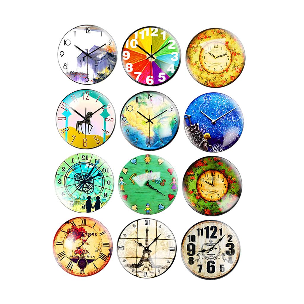 12pcs Refrigerator Magnets Stickers Metal Door Home Office Cabinets Decor B