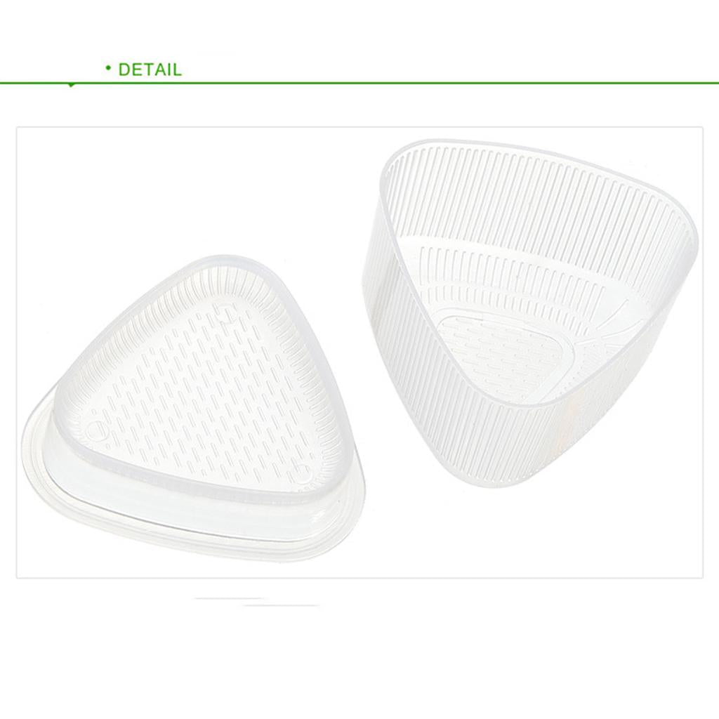 4 Pieces DIY Sushi Onigiri Rice Food Makers Triangular Japanese Sushi 7.5x4.5cm