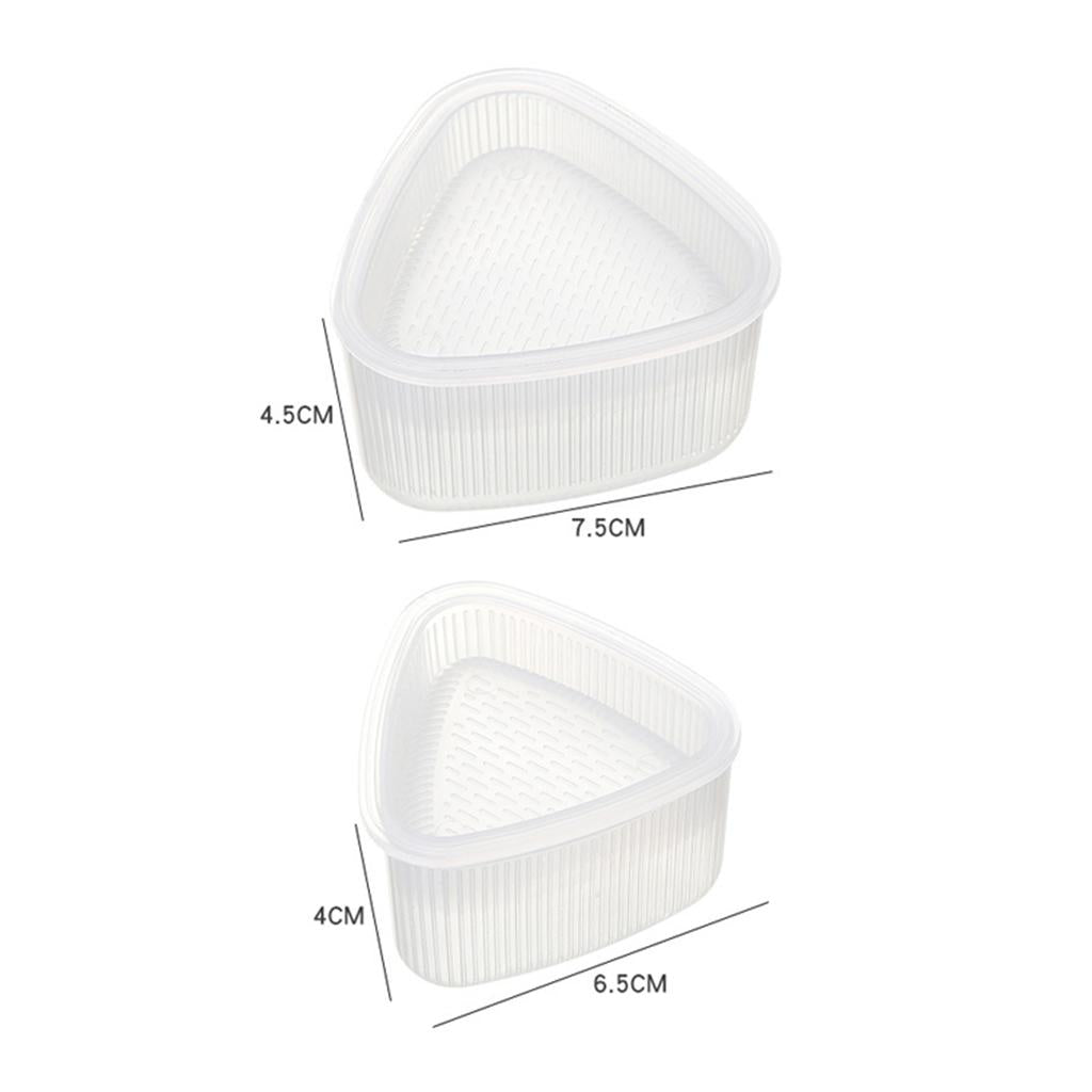 4 Pieces DIY Sushi Onigiri Rice Food Makers Triangular Japanese Sushi 6.5x4cm