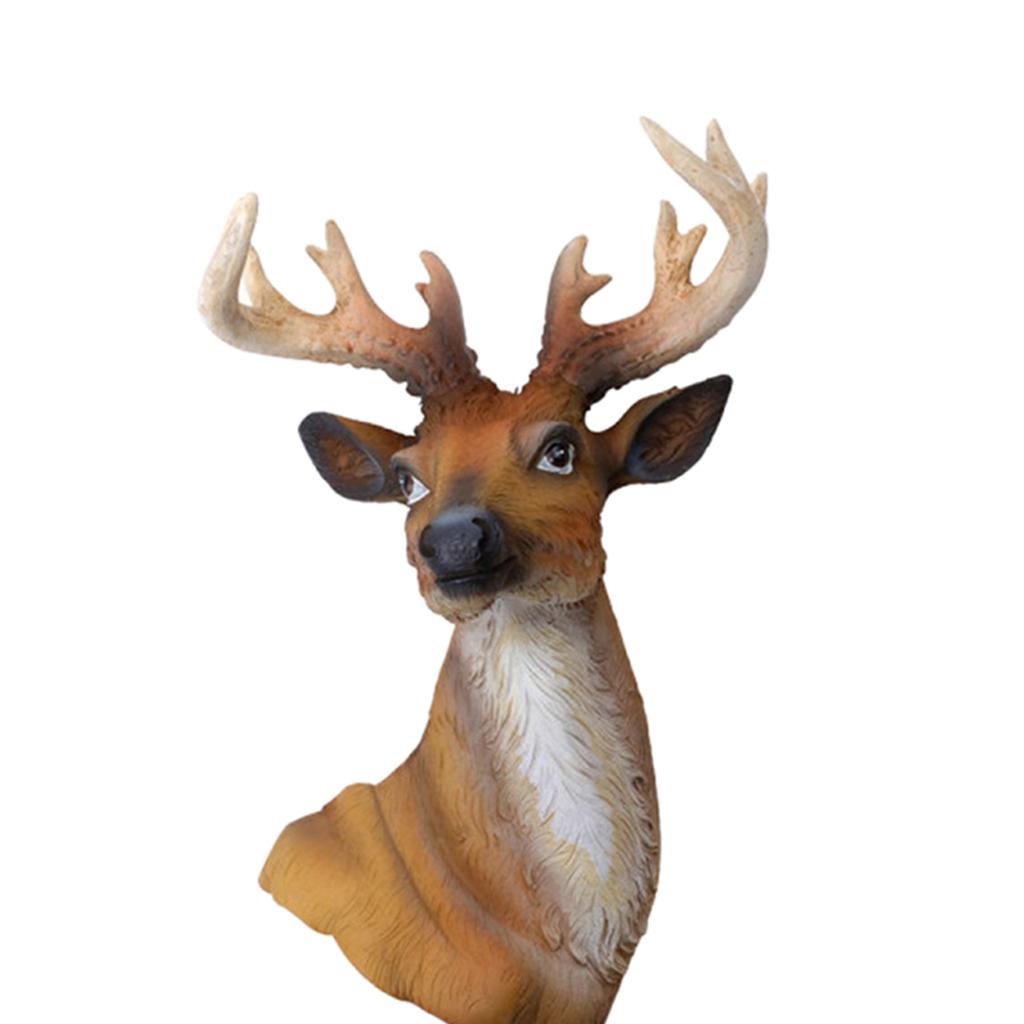 Resin Animal Hooks Antique Looking Various Designs  8.5x5.5x18.3cm Deer