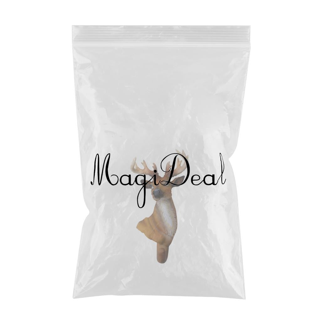 Resin Animal Hooks Antique Looking Various Designs  8.5x5.5x18.3cm Deer