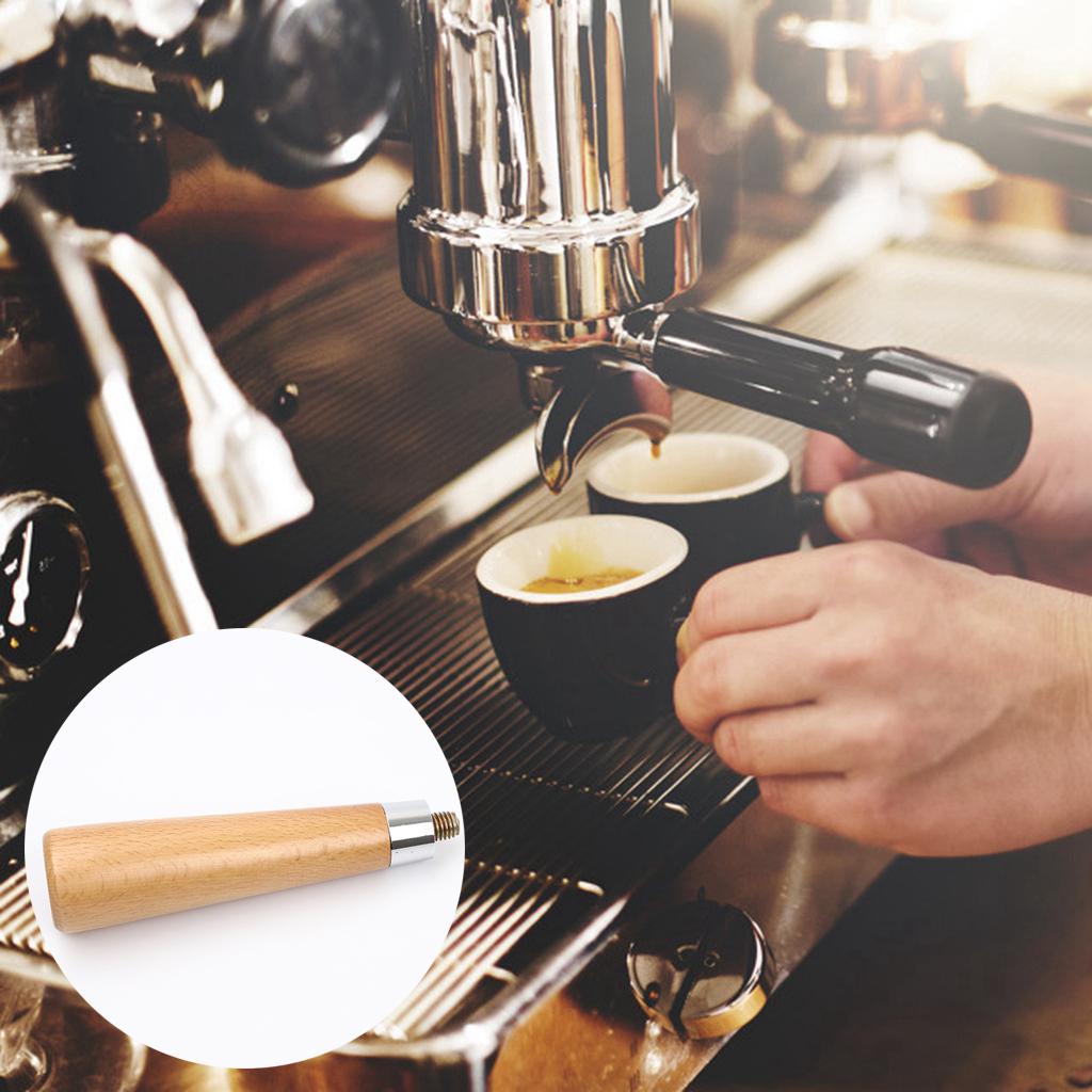 Portafilter Solid Wooden Handle For Coffee Machines Tool Espresso Machine A