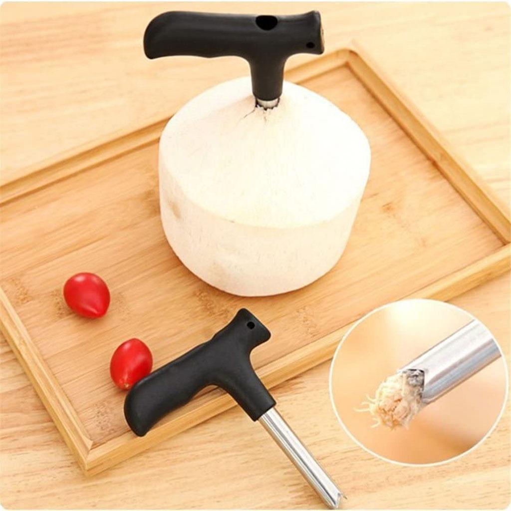 Practical Coconut Opener Tool Punch Tap Knife Drill for Fresh Coconut Water