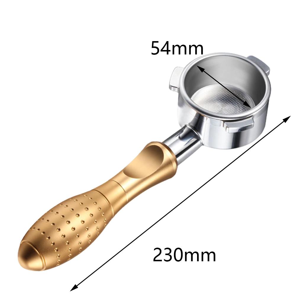 54mm Portafilter for Bre-ville 880 850 870 Coffee Machine, Stainless Gold