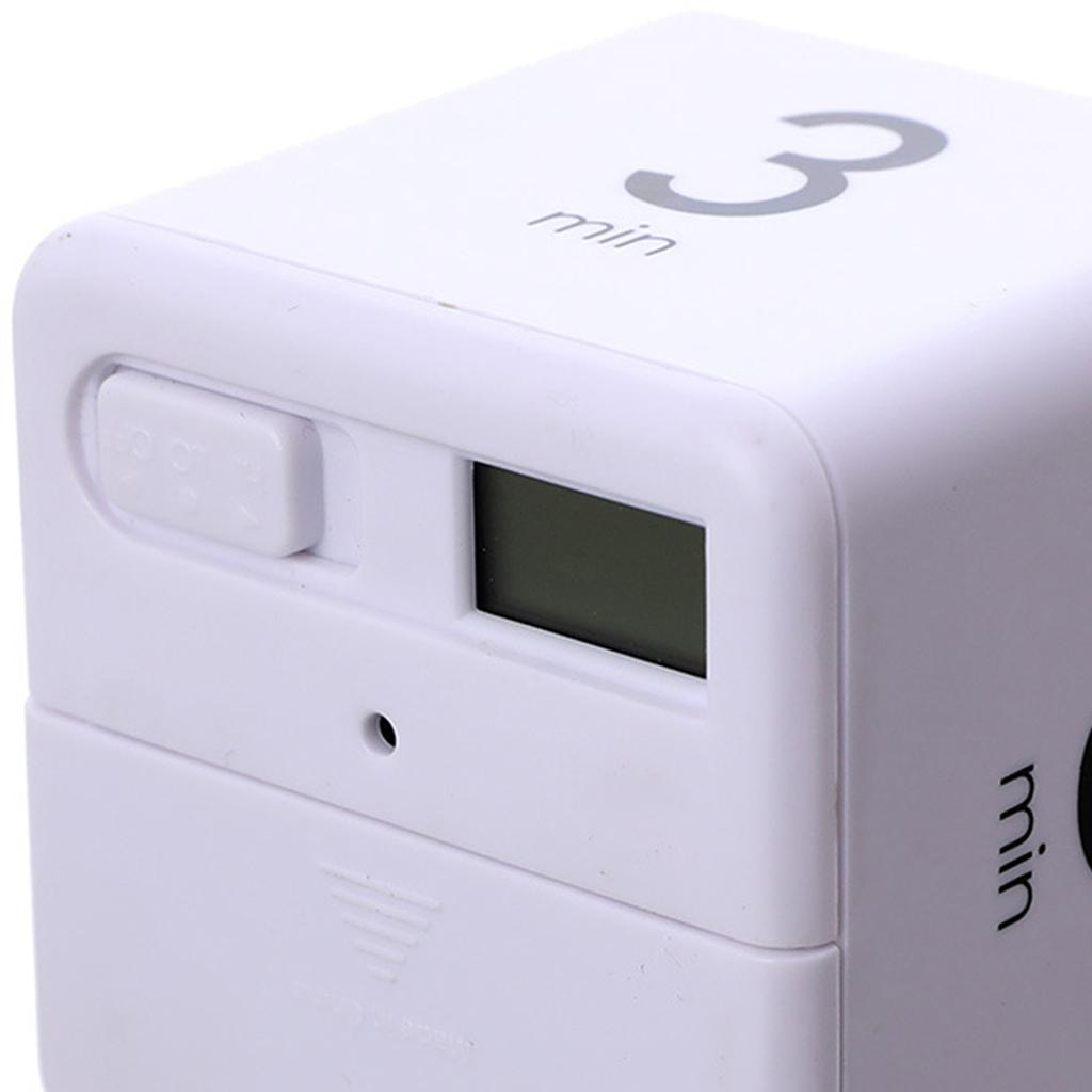 Cube Timer Digital Timer Cooking Timer w/ LED Display 1-3-5-10 min