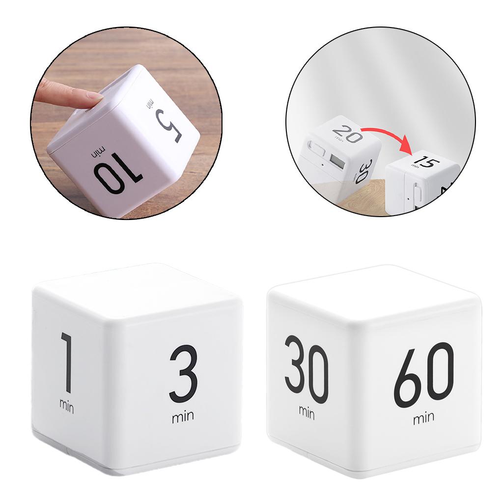 Cube Timer Digital Timer Cooking Timer w/ LED Display 1-3-5-10 min