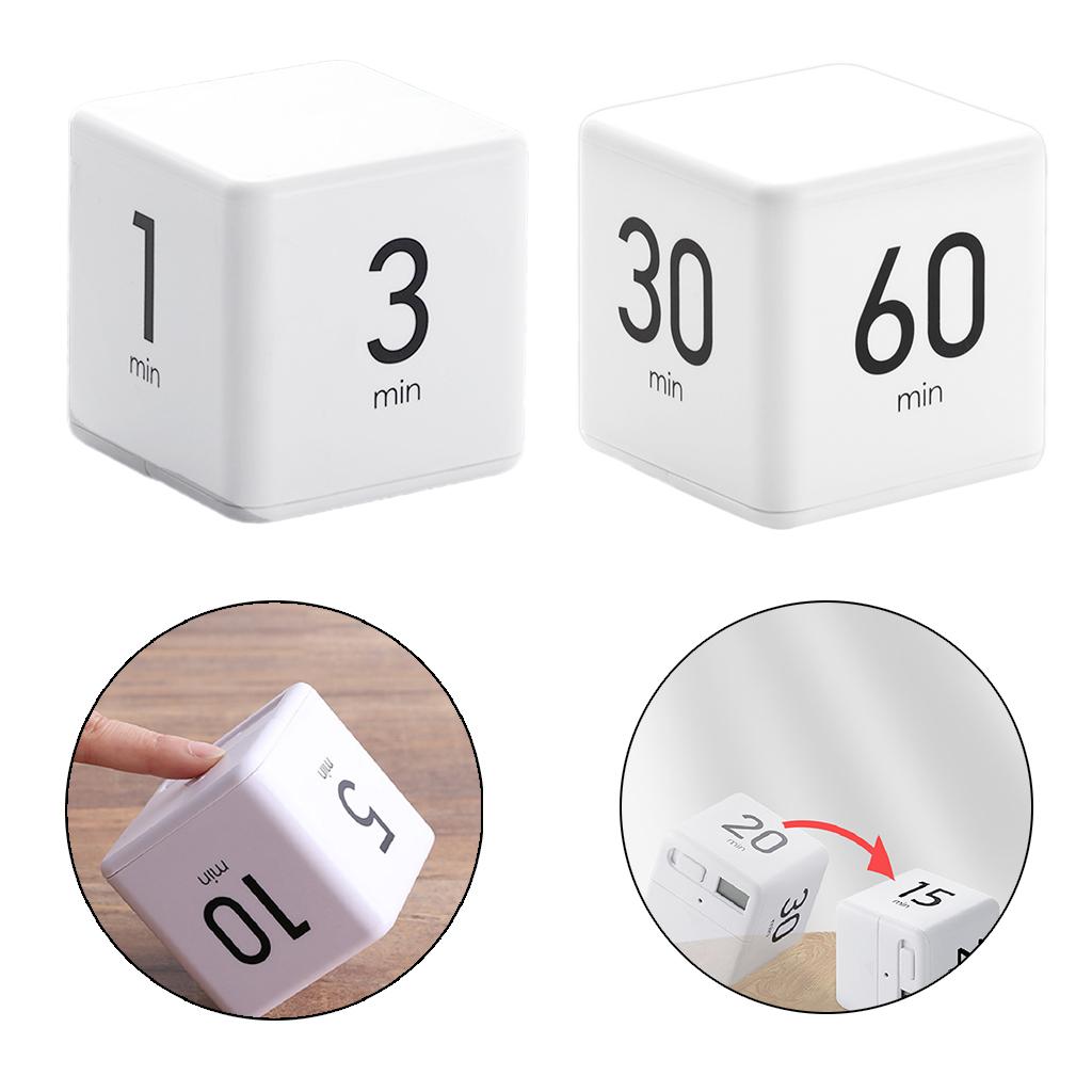 Cube Timer Digital Timer Cooking Timer w/ LED Display 1-3-5-10 min