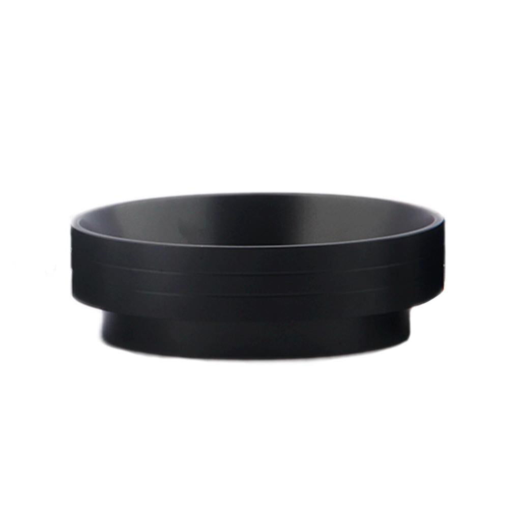 Aluminum Coffee Dose Ring Dosing Funnel Replacement Durable Barista Tool Black 58mm