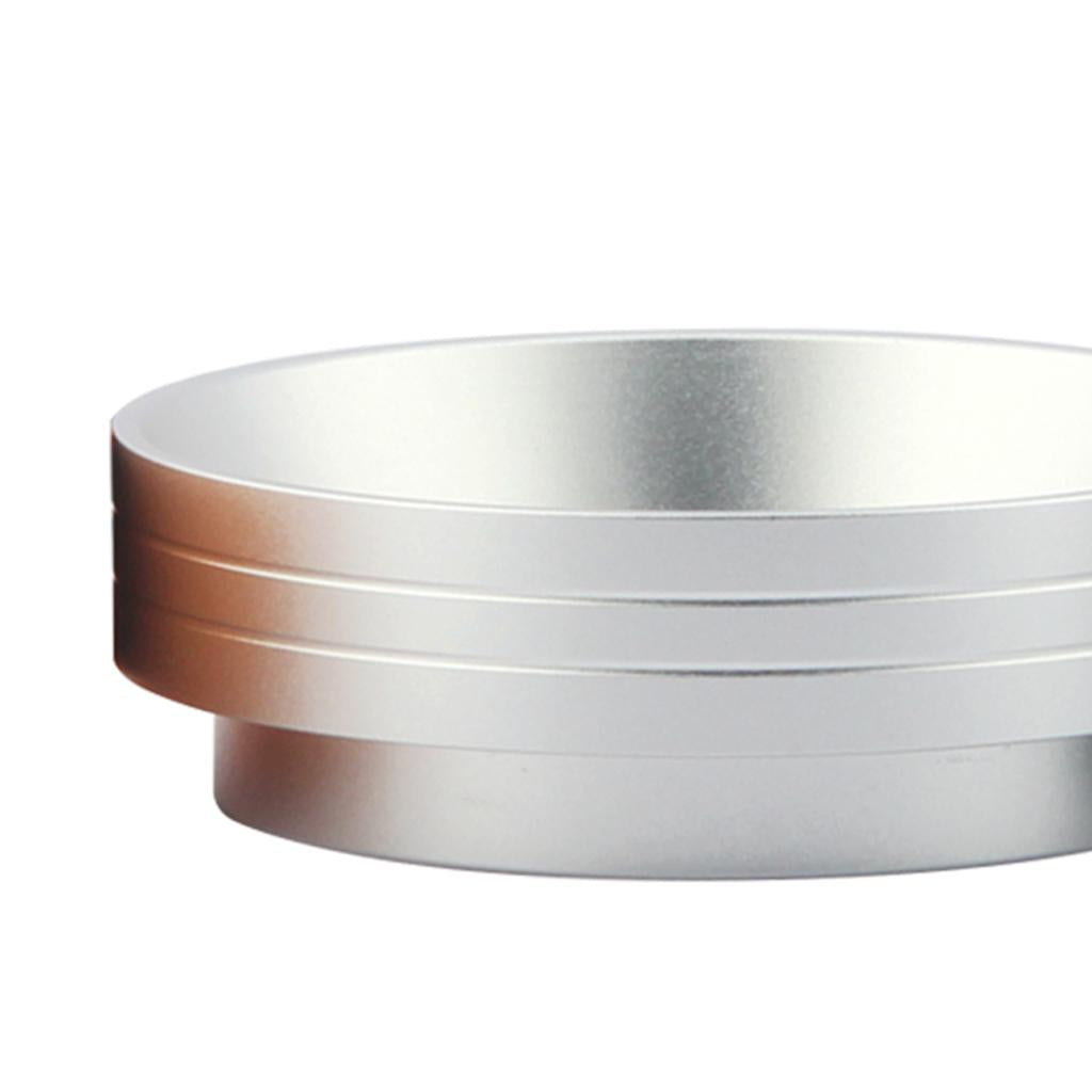 Aluminum Coffee Dose Ring Dosing Funnel Replacement Durable Barista Tool Silver 51mm
