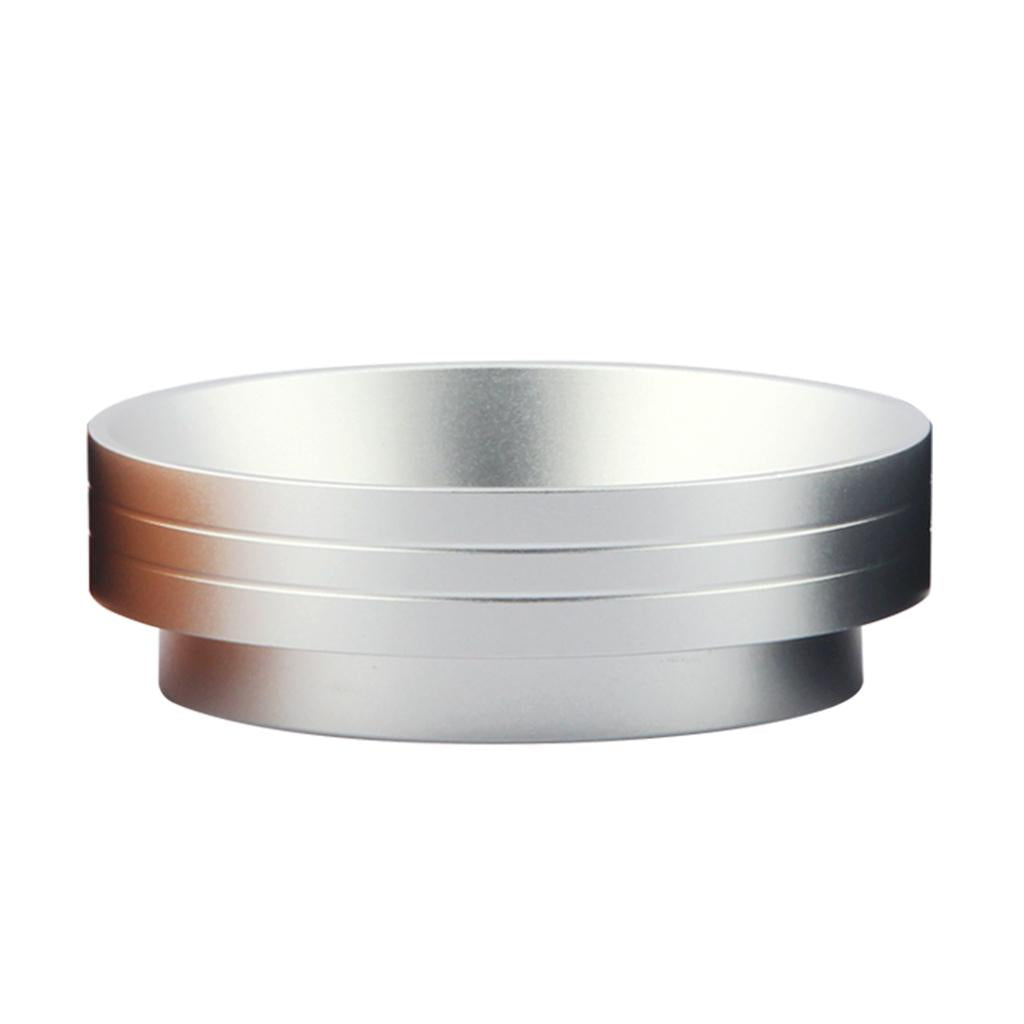 Aluminum Coffee Dose Ring Dosing Funnel Replacement Durable Barista Tool Silver 54mm