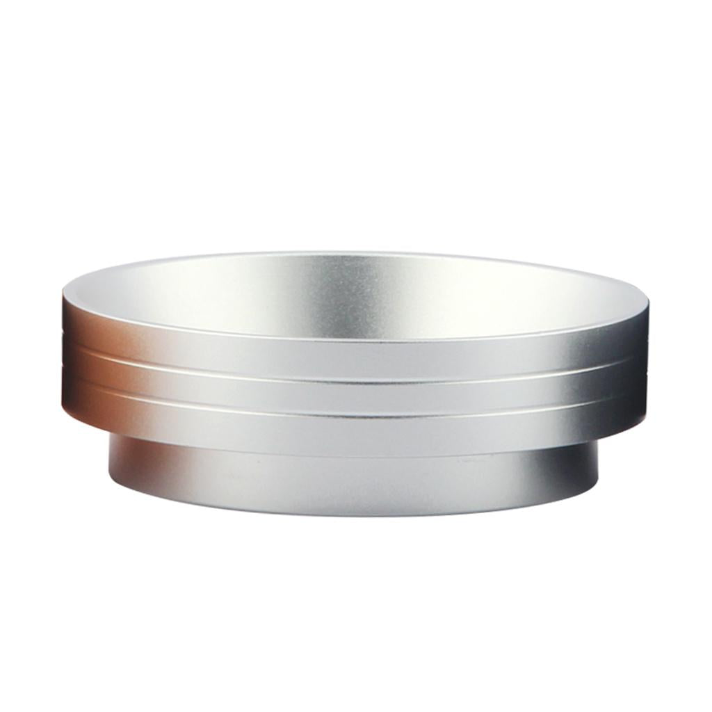 Aluminum Coffee Dose Ring Dosing Funnel Replacement Durable Barista Tool Silver 58mm