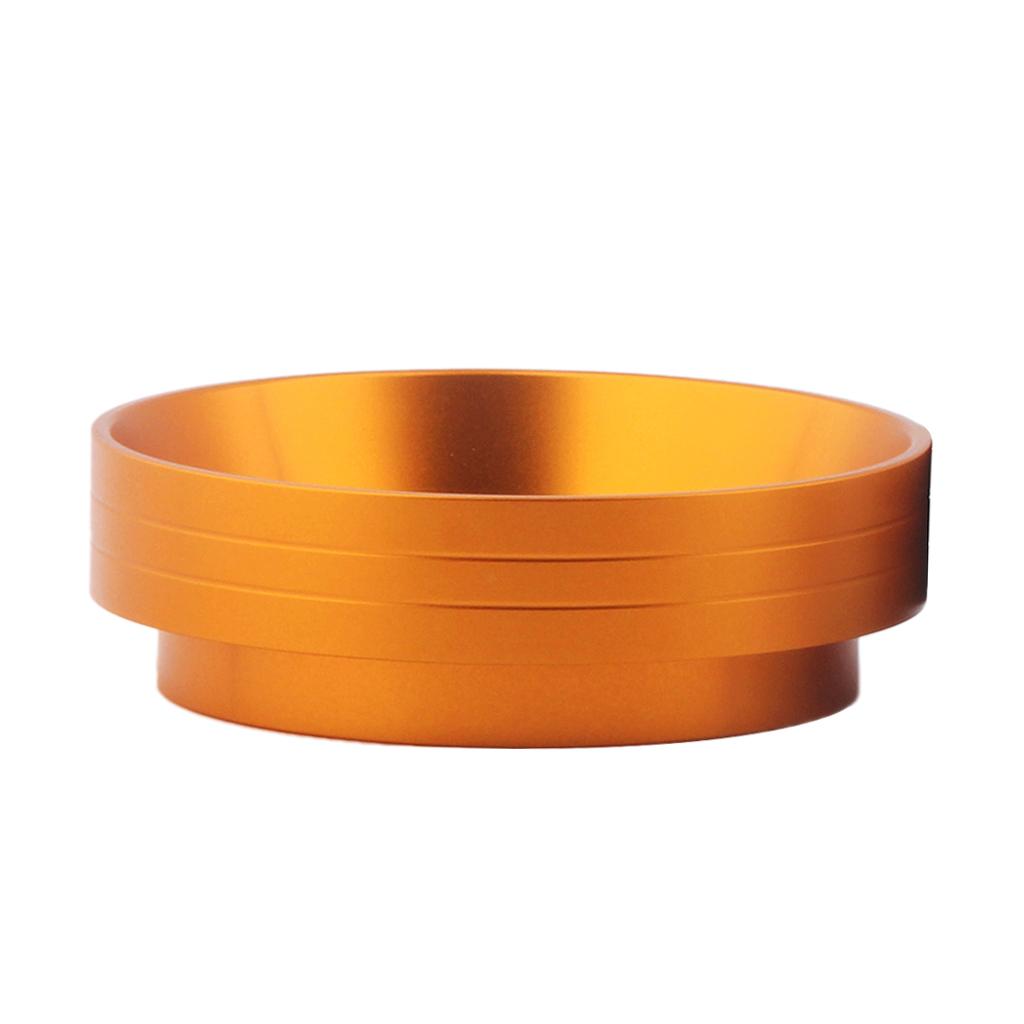 Aluminum Coffee Dose Ring Dosing Funnel Replacement Durable Barista Tool Golden 54mm