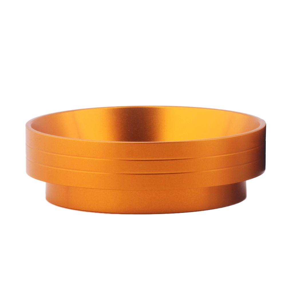 Aluminum Coffee Dose Ring Dosing Funnel Replacement Durable Barista Tool Golden 54mm