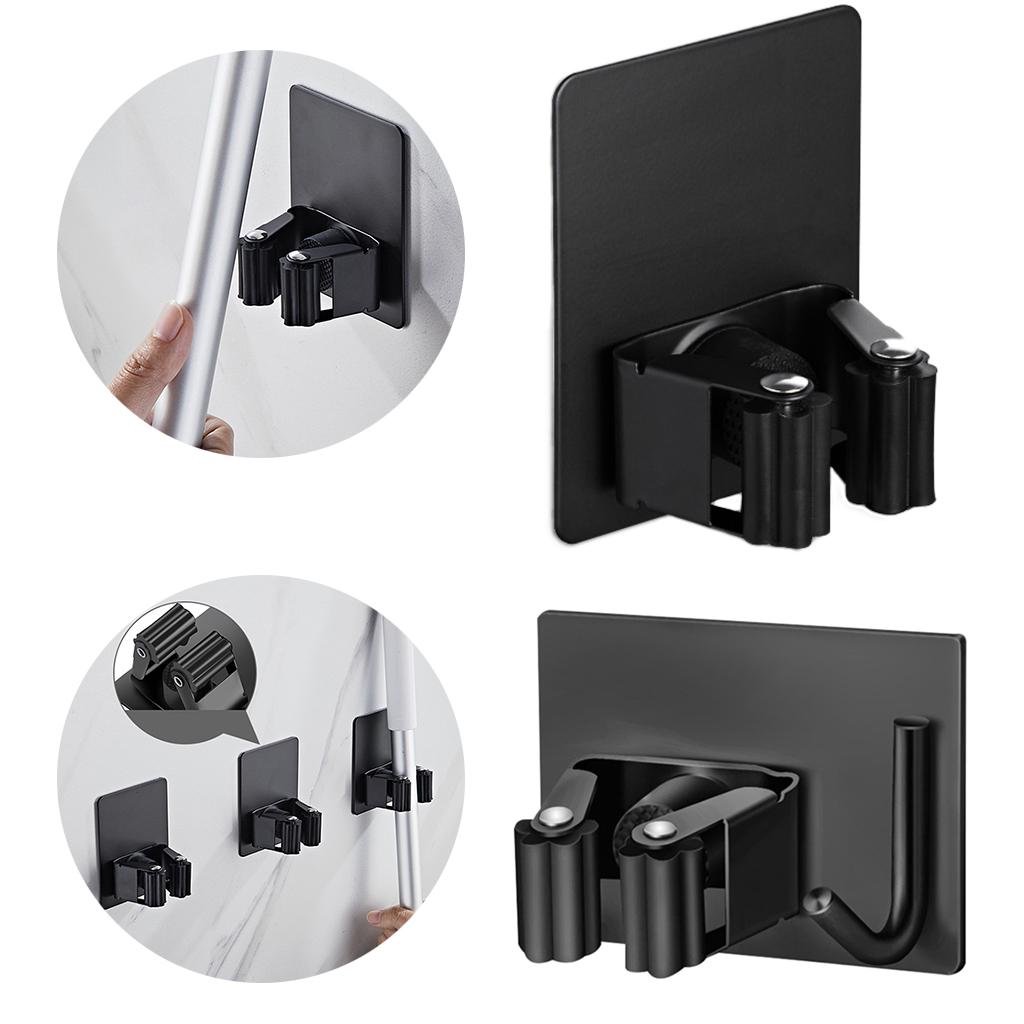 Self Adhesive Broom Mop Holder Hook Storage Organizer Kitchen Tool Choice 1