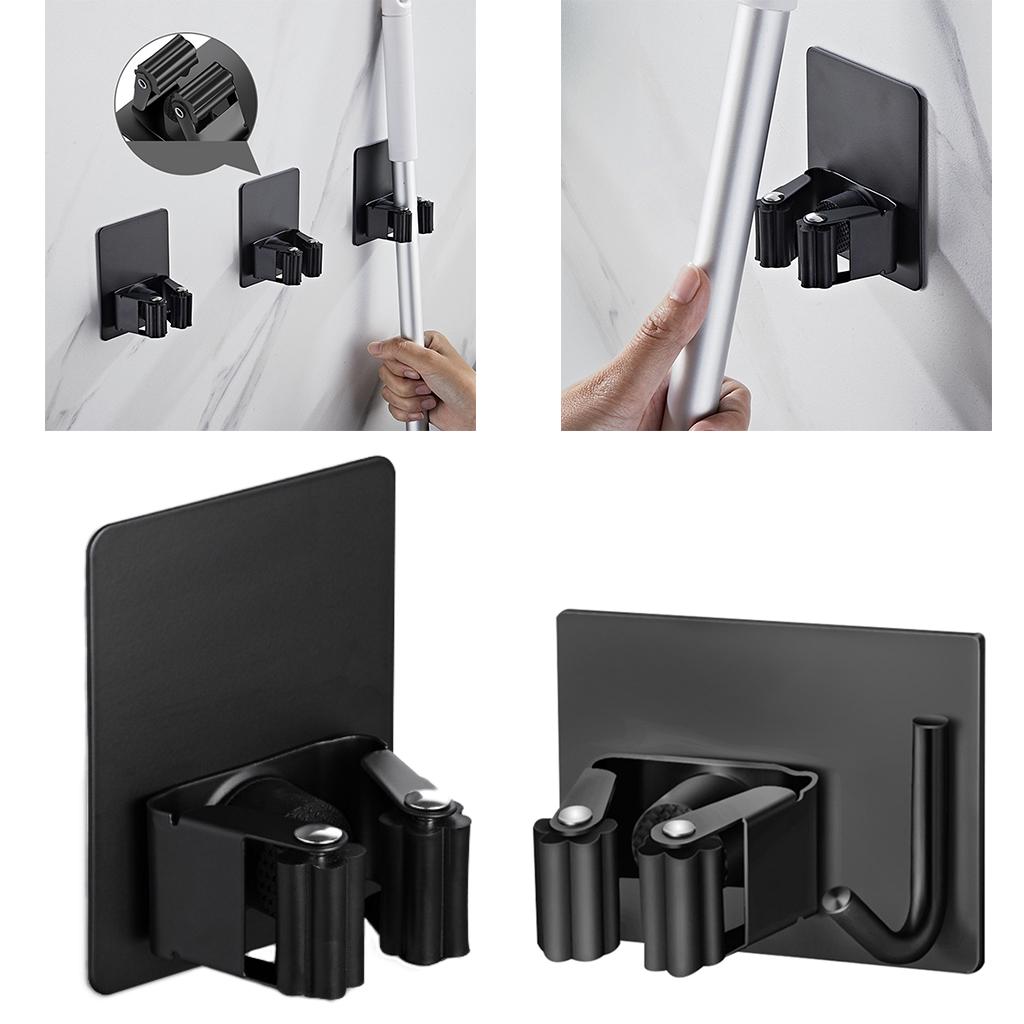 Self Adhesive Broom Mop Holder Hook Storage Organizer Kitchen Tool Choice 1