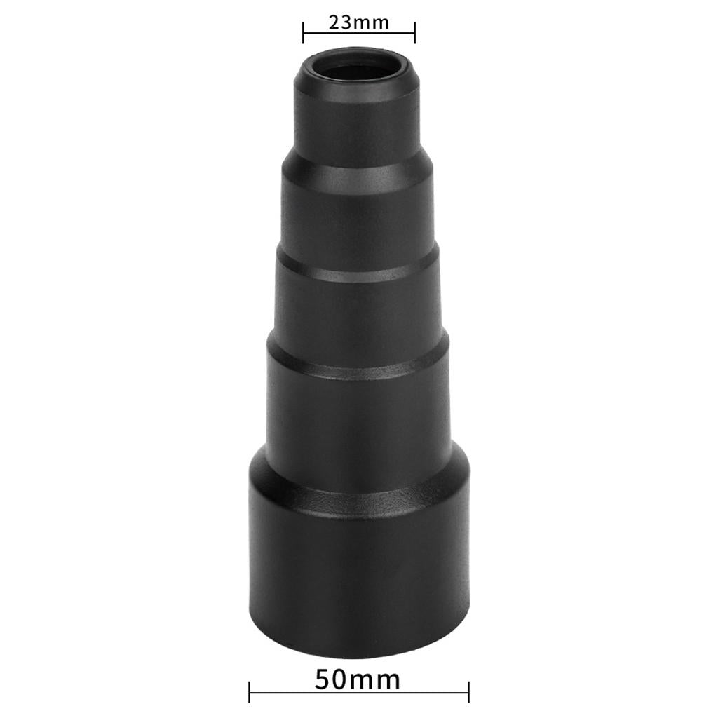 Universal Vacuum Cleaner Hose Tube Adapter Converter 50/42/34/30/23mm Black