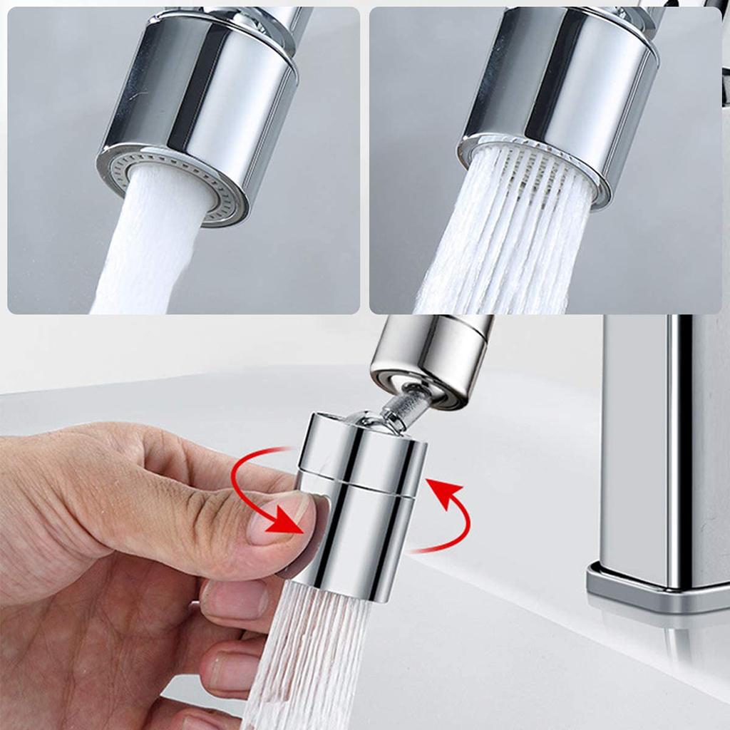 1080 Degree Rotating Faucet Moveable Kitchen Sink Tap Head M22 Inner Wire