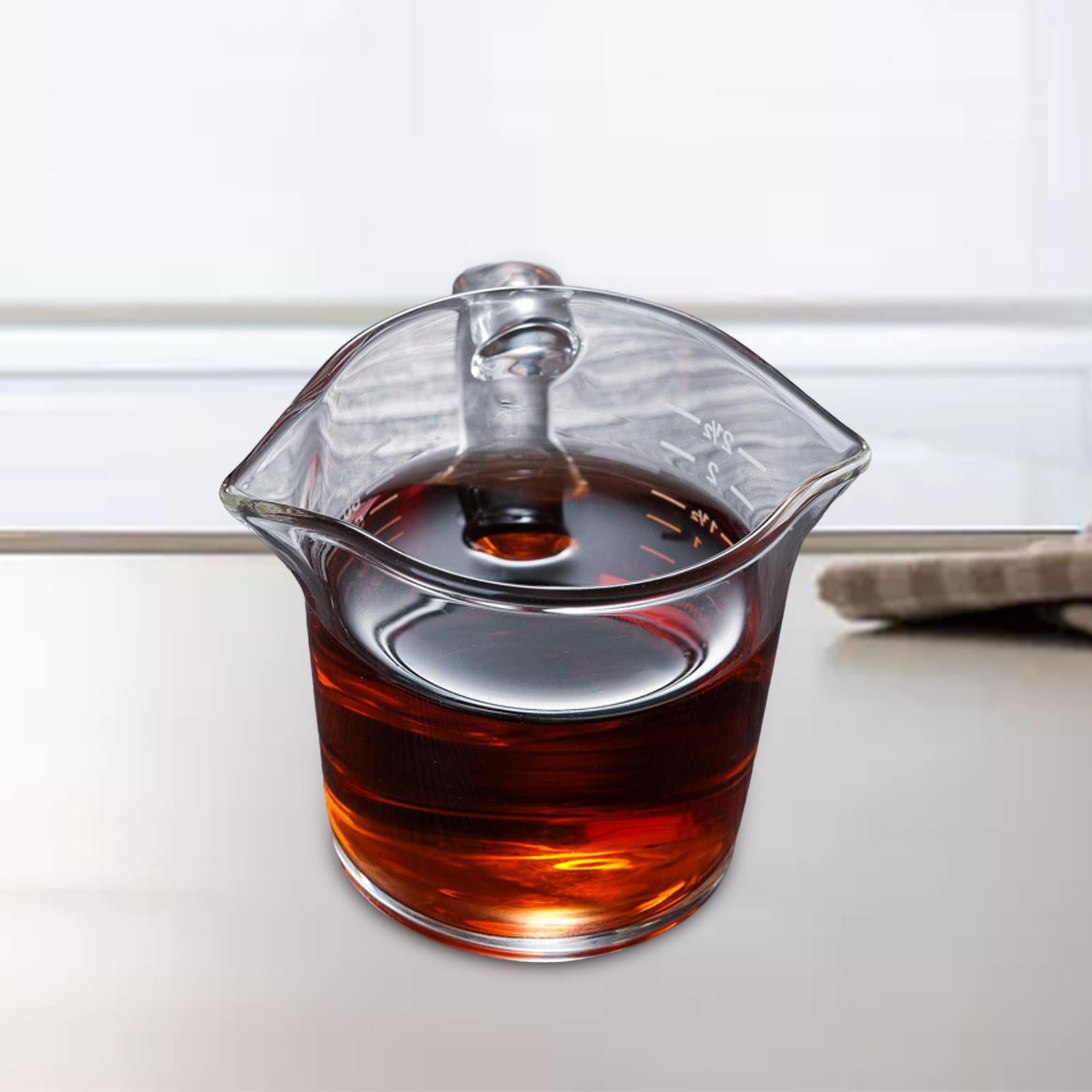 Multifunctional Coffee Glass Measuring Cup Ounce Cup Drink Shaker Coffee