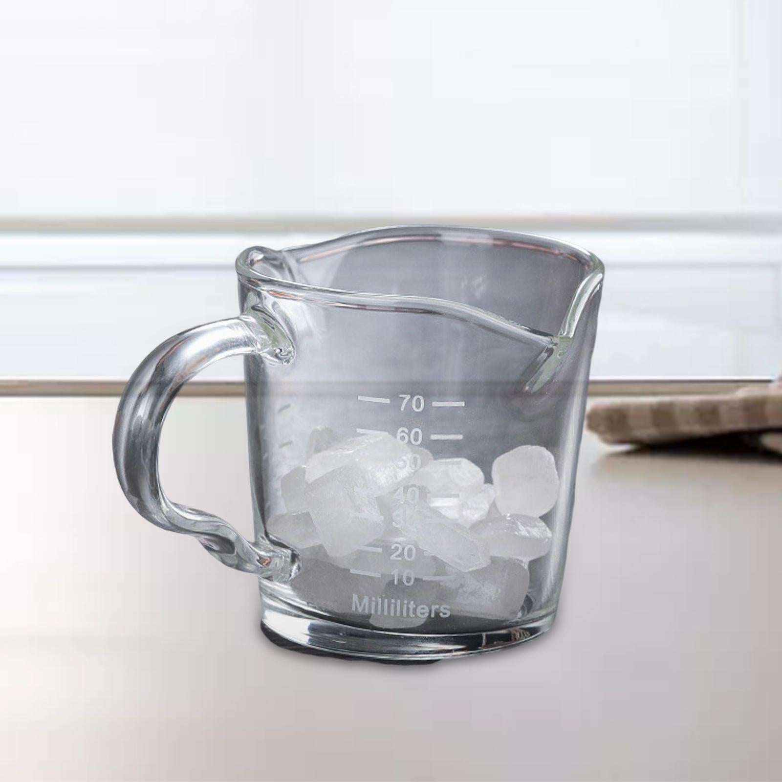 Multifunctional Coffee Glass Measuring Cup Ounce Cup Drink Shaker Coffee