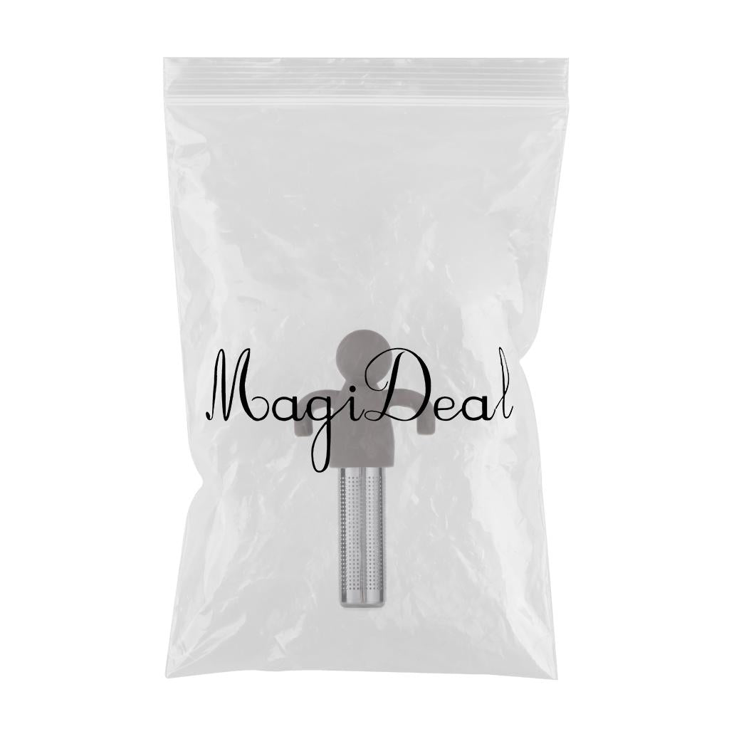 Stainless Steel Tea Infuser Loose Tea Leaf Herbal Strainer Filter Dark grey