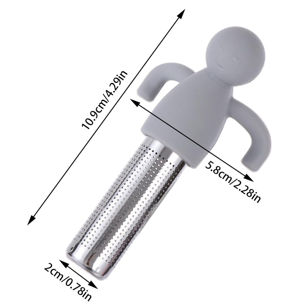 Stainless Steel Tea Infuser Loose Tea Leaf Herbal Strainer Filter Blue