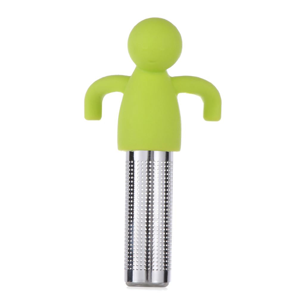 Stainless Steel Tea Infuser Loose Tea Leaf Herbal Strainer Filter Green