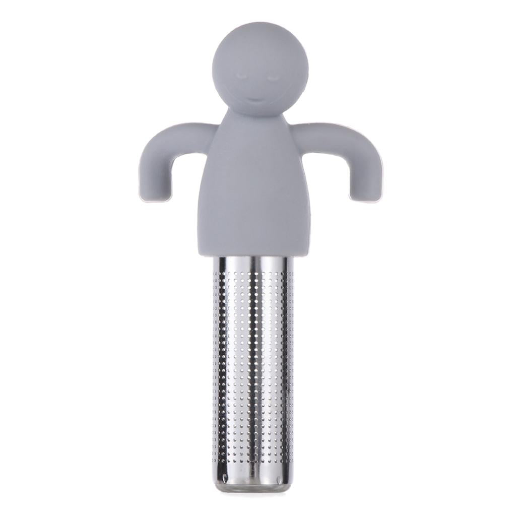 Stainless Steel Tea Infuser Loose Tea Leaf Herbal Strainer Filter Grey