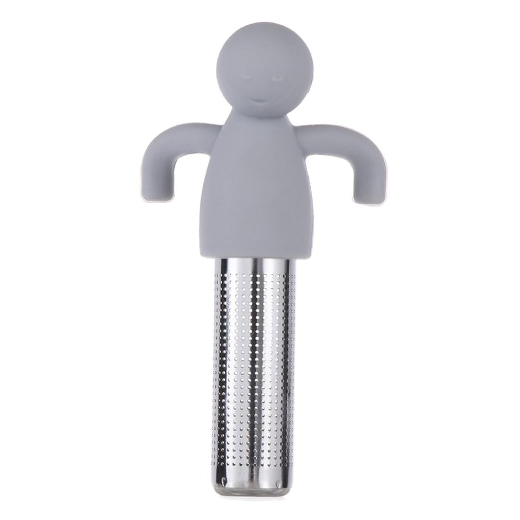 Stainless Steel Tea Infuser Loose Tea Leaf Herbal Strainer Filter Grey