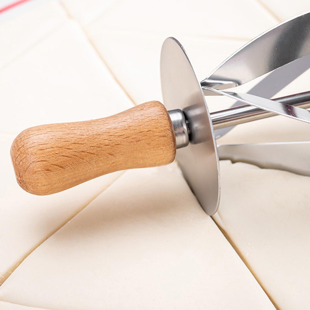 Croissant Cutter Croissant Maker Roller Slices Perfect Shaped Pastry Dough