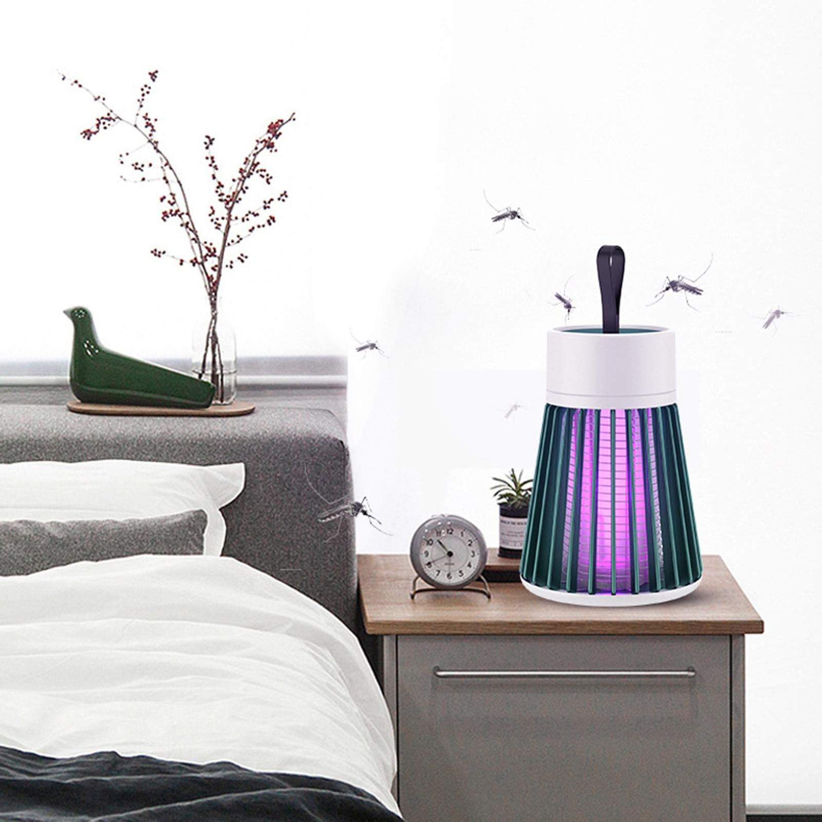 Mosquito Insect Killer LED Light Fly Zapper Trap Lamp 5W Grey USB Powered