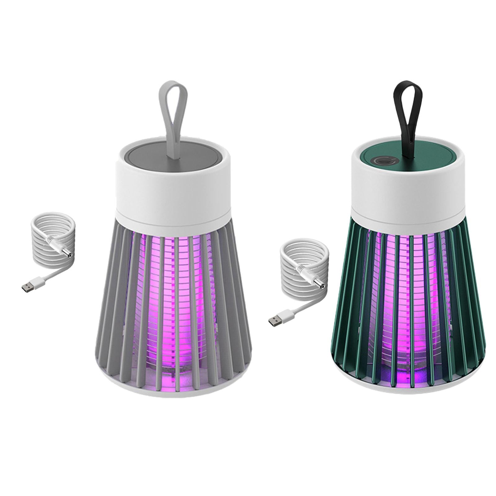 Mosquito Insect Killer LED Light Fly Zapper Trap Lamp 5W Grey USB Powered