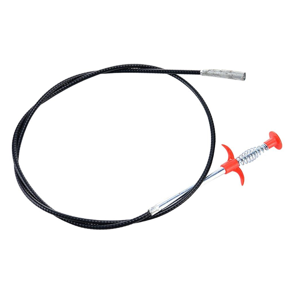 Kitchen Drain Snake Clog Remover Hair Cleaning Plumbing Pipe Sewer 90cm