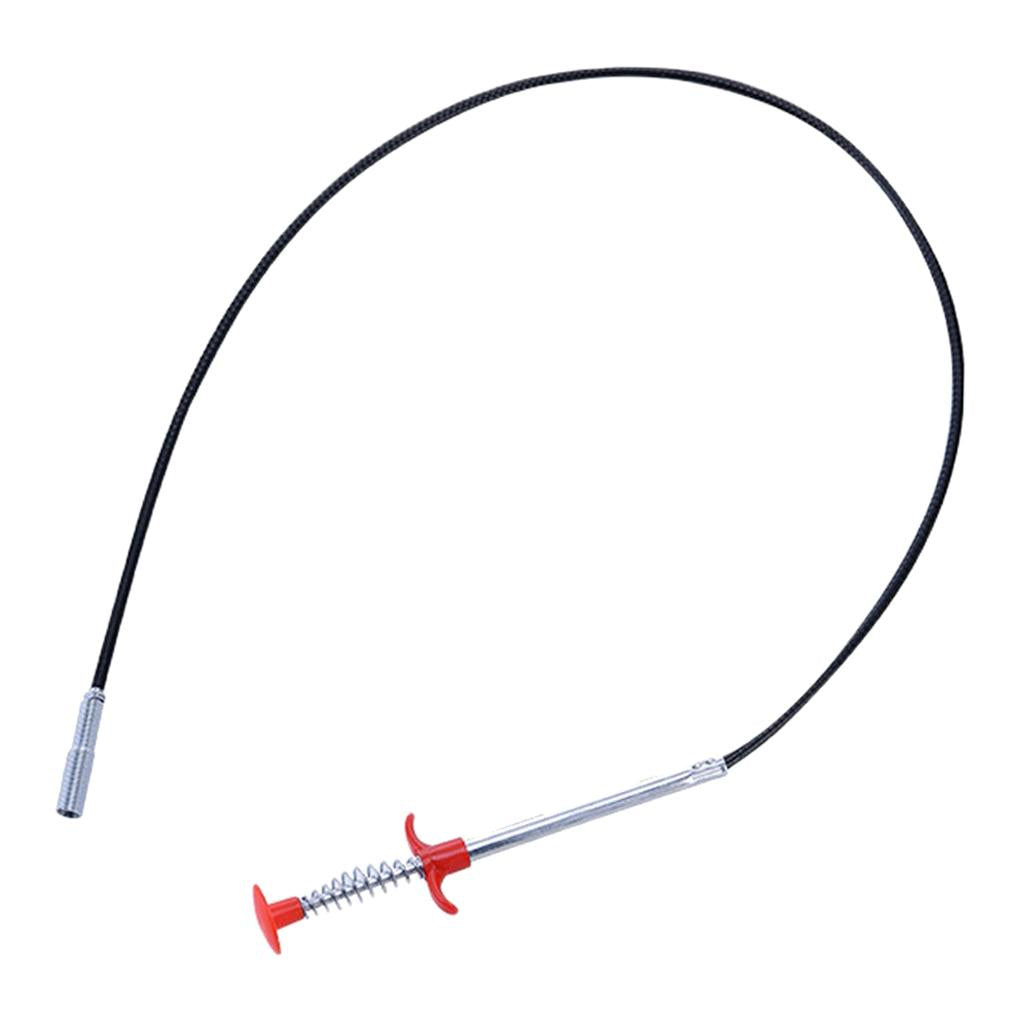 Kitchen Drain Snake Clog Remover Hair Cleaning Plumbing Pipe Sewer 60cm