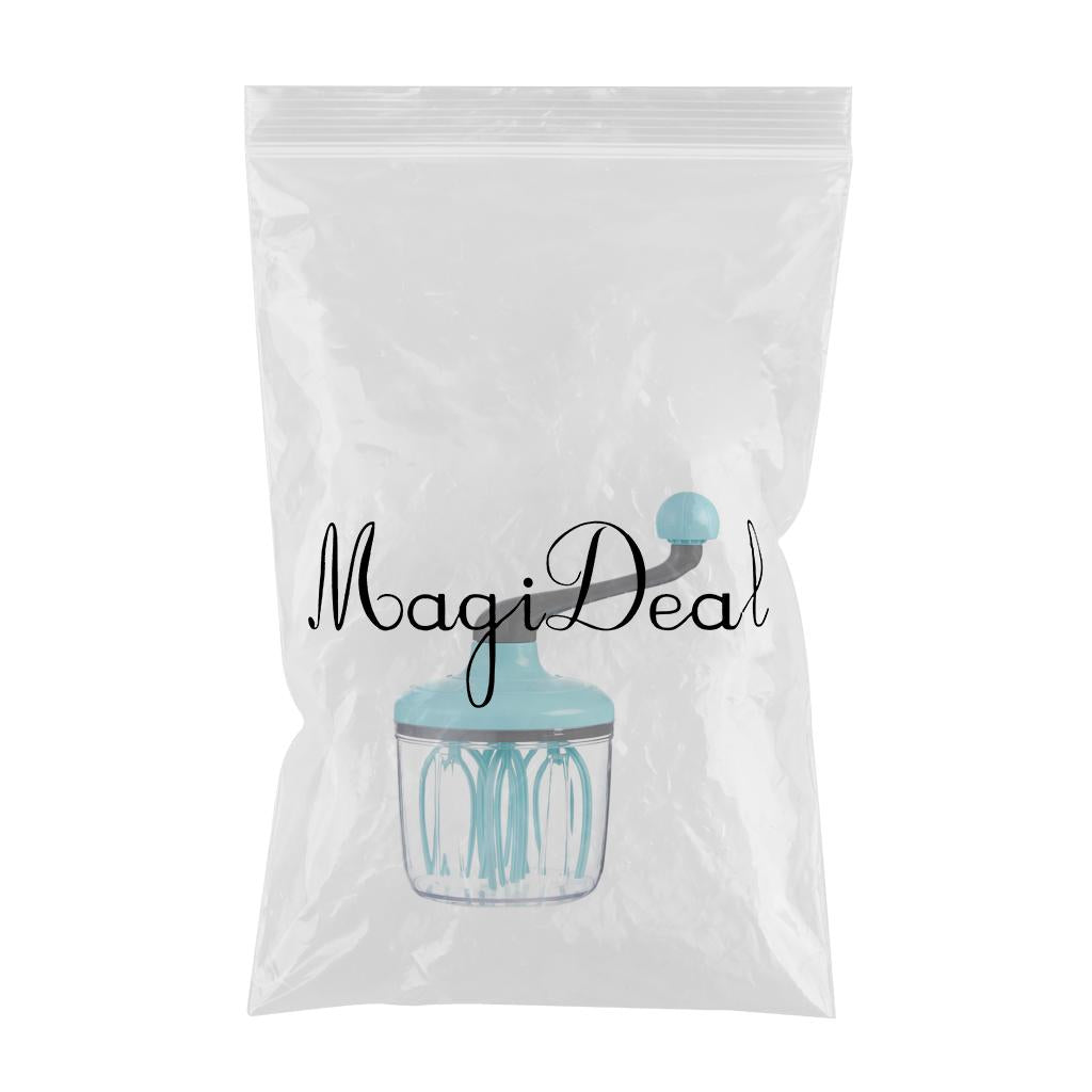 Plastic Manual Egg Beater Flour Stirrer Push Whisk Eggbeater Blender Cooking