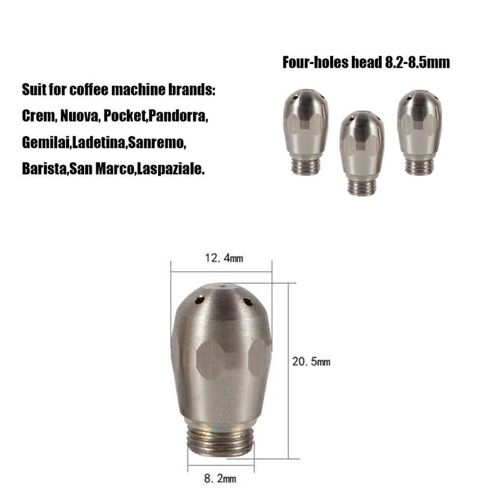 Coffee Machine Spout Espresso Coffee Machine 4 Holes Steam Nozzle Nozzles