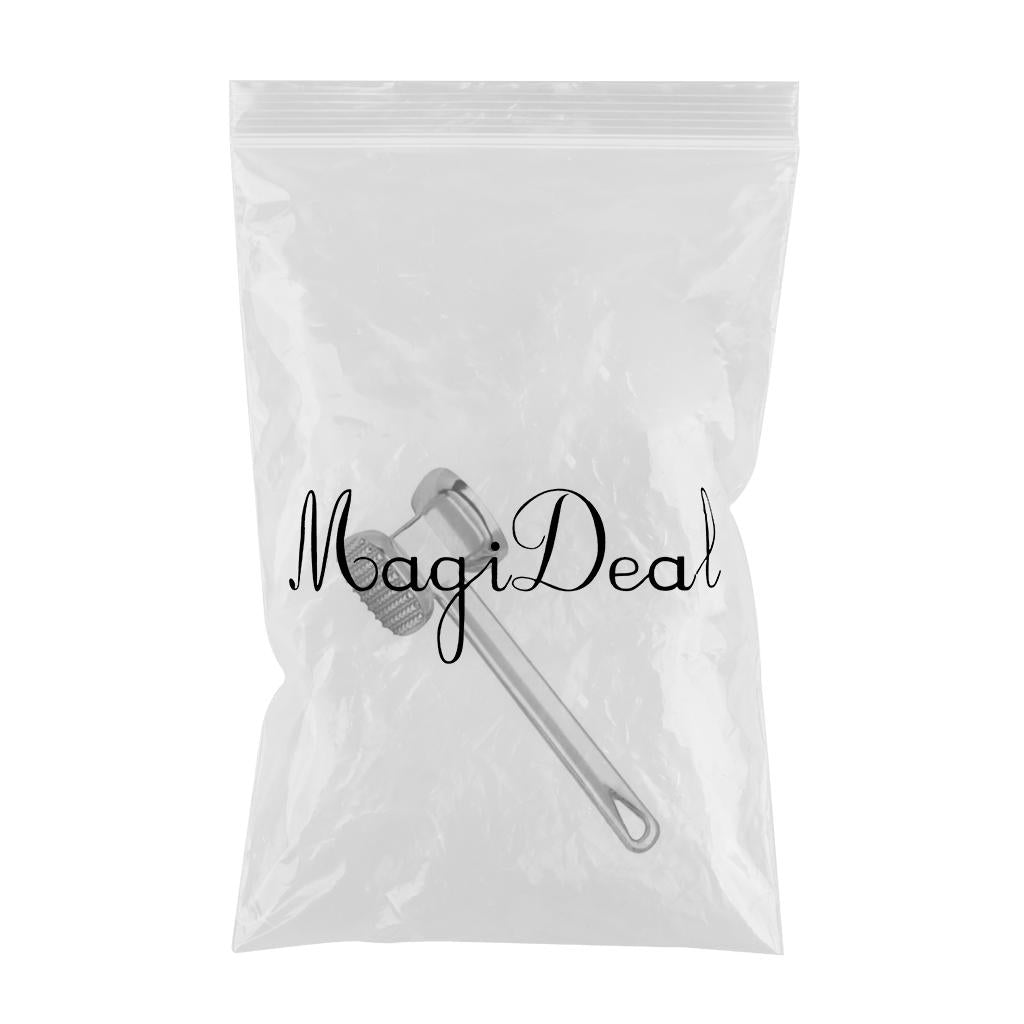Double Side Beaf Steak Mallet Meat Tenderizer Hammer Tool Aluminium L