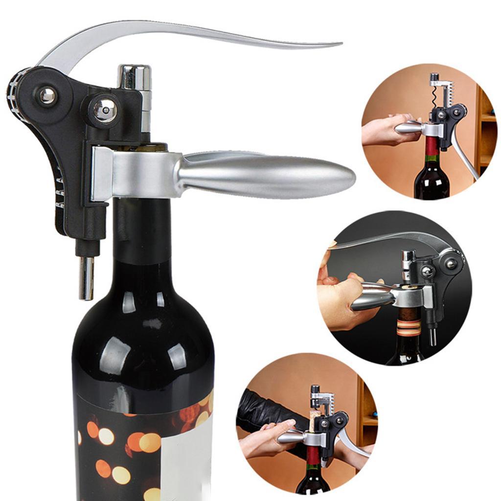 Rabbit Wine Opener Bar Buffet Rabbit Corkscrew Cork Remove Lifter Silver