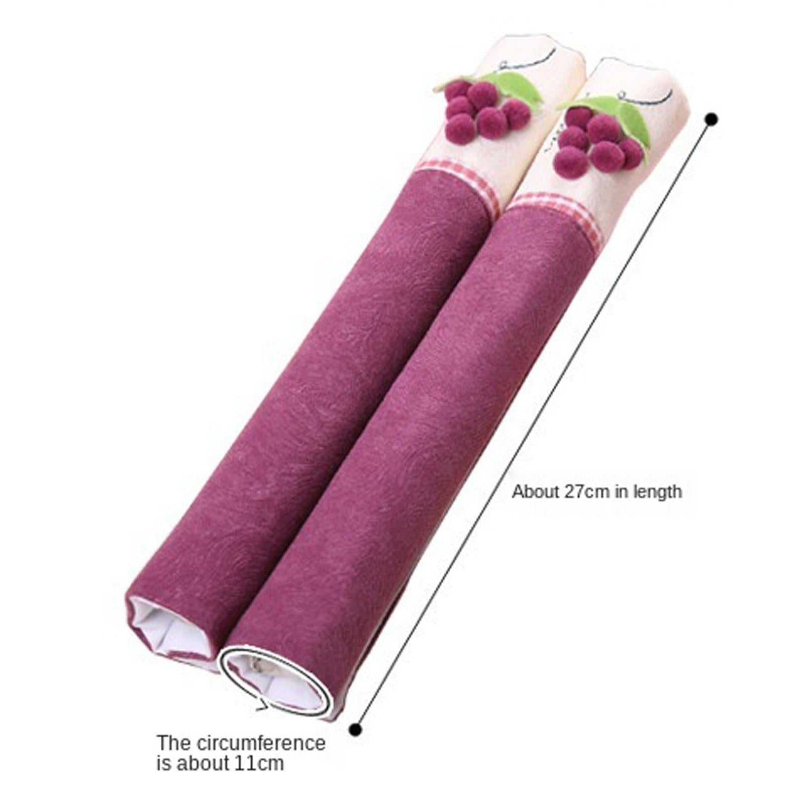 Kitchen Appliance Oven Refrigerator Door Handle Covers Protector Tool Purple
