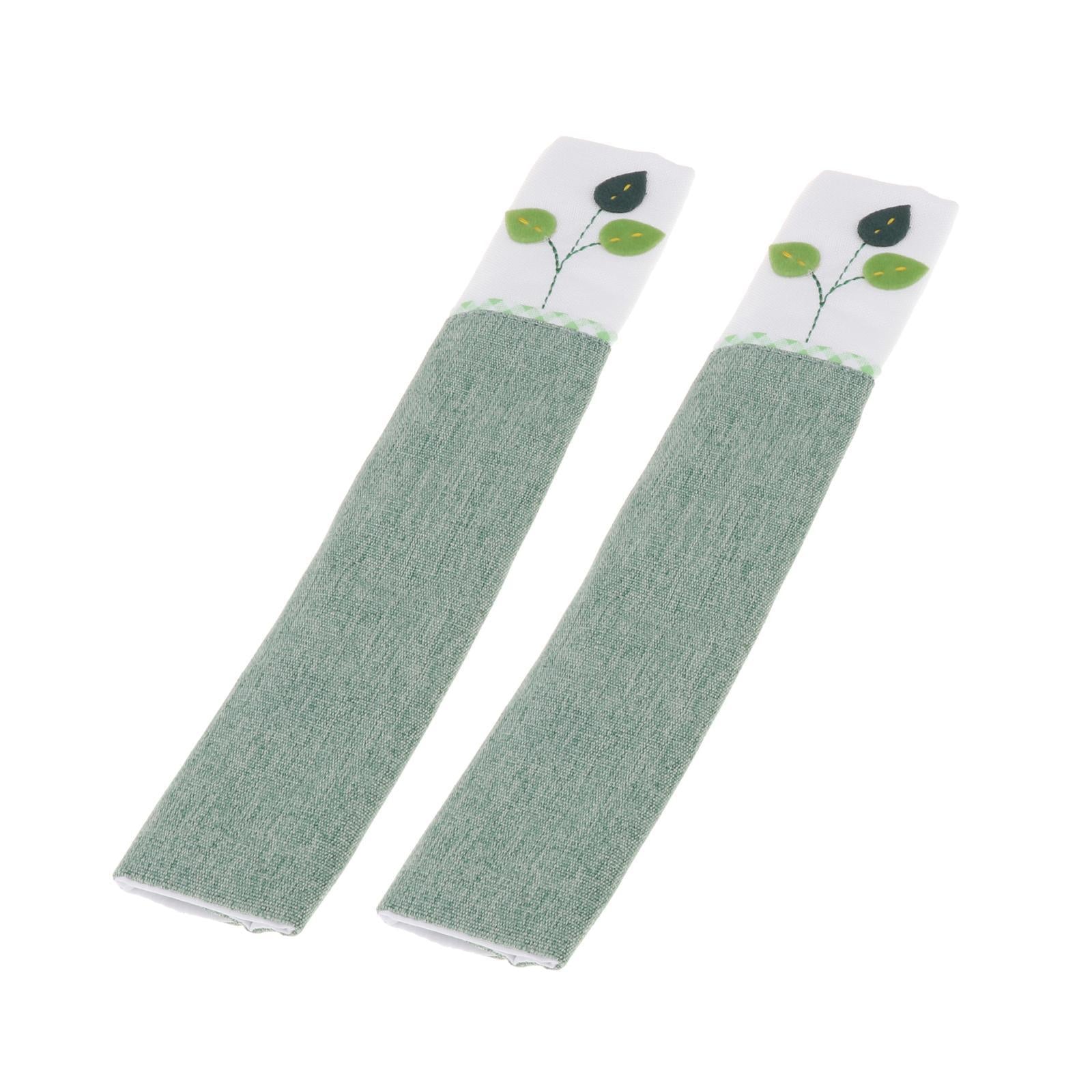Kitchen Appliance Oven Refrigerator Door Handle Covers Protector Tool Green