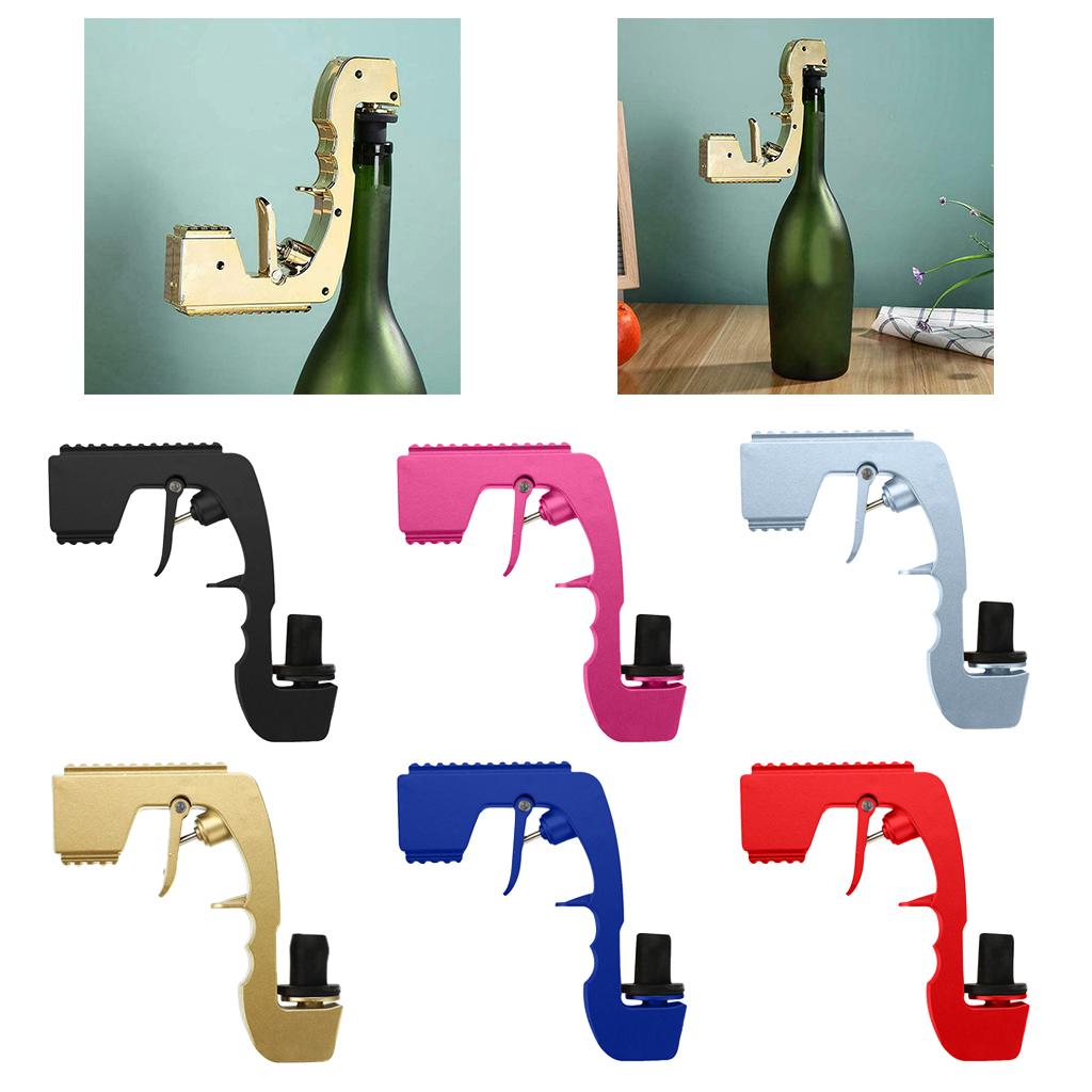 Champagne Gun Wine Stopper Dispenser Corkscrew Beer Ejector Golden