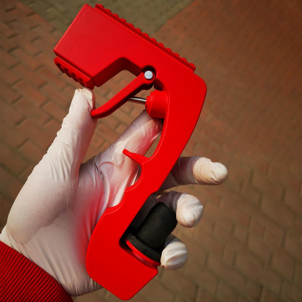 Champagne Gun Wine Stopper Dispenser Corkscrew Beer Ejector Red