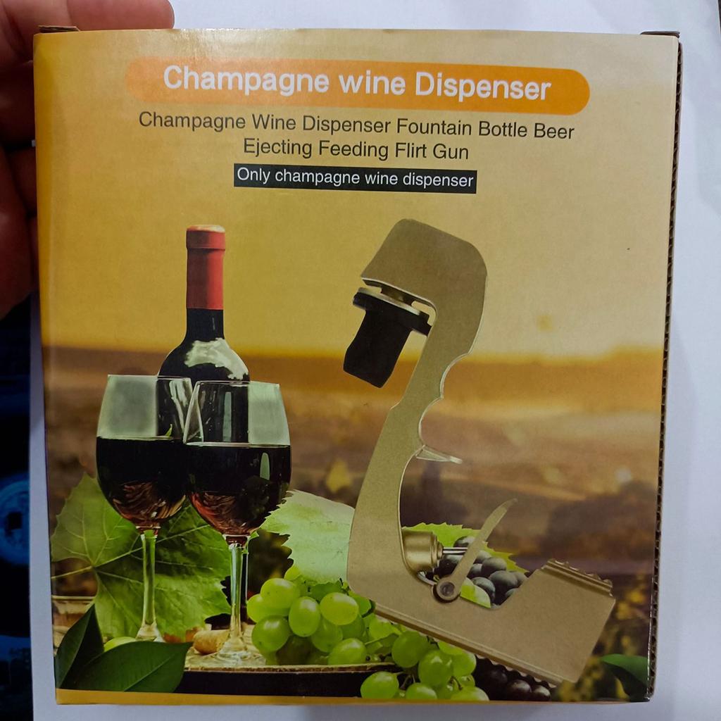 Champagne Gun Wine Stopper Dispenser Corkscrew Beer Ejector Blue