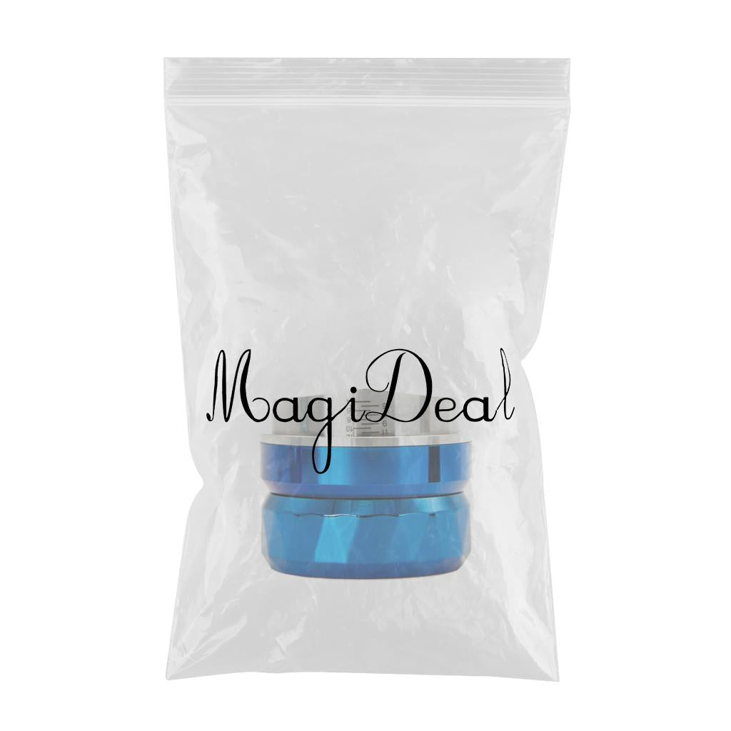58.35mm Coffee Powder Distributor Leveler Tool Tamper Press Hammer Blue