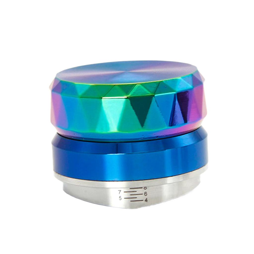 58.35mm Coffee Powder Distributor Leveler Tool Tamper Press Hammer Colorful
