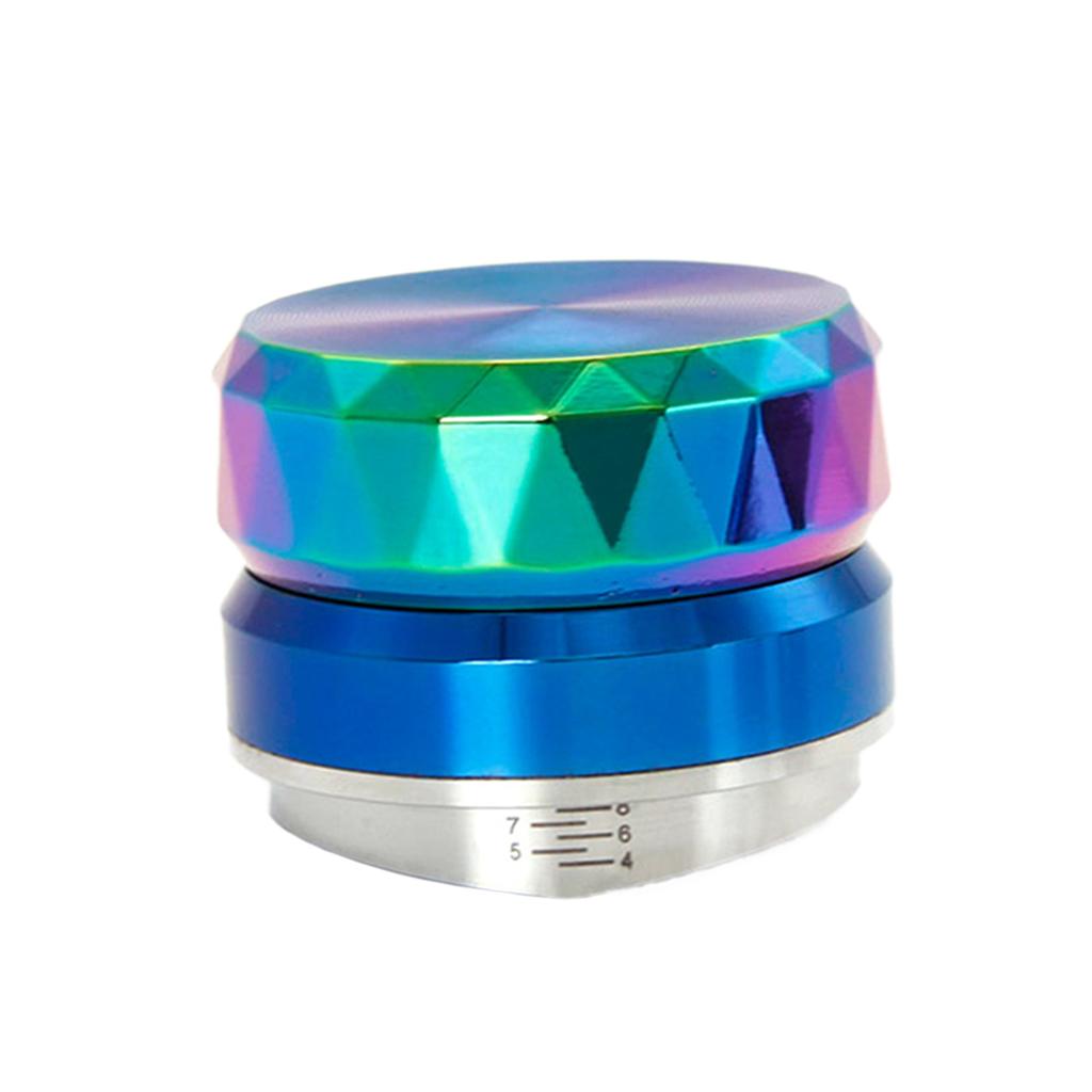 58.35mm Coffee Powder Distributor Leveler Tool Tamper Press Hammer Colorful