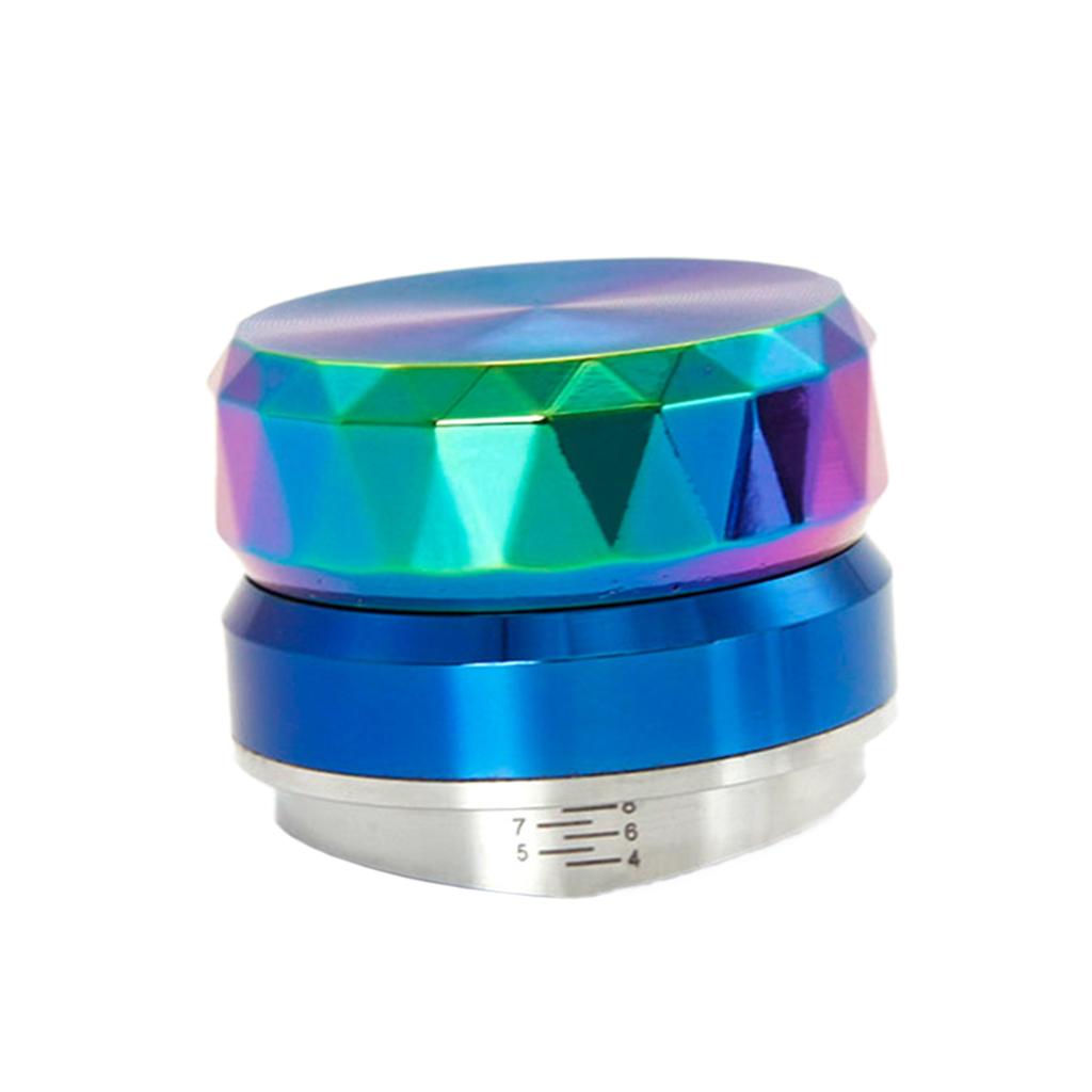 58.35mm Coffee Powder Distributor Leveler Tool Tamper Press Hammer Colorful
