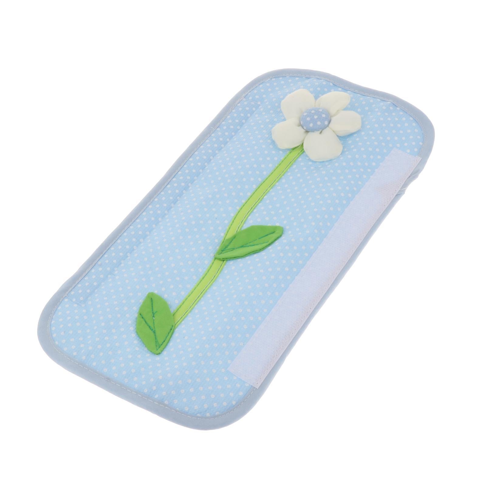 2x Cotton Home Fridge Refrigerator Handle Cover Fingerprint Protector Blue