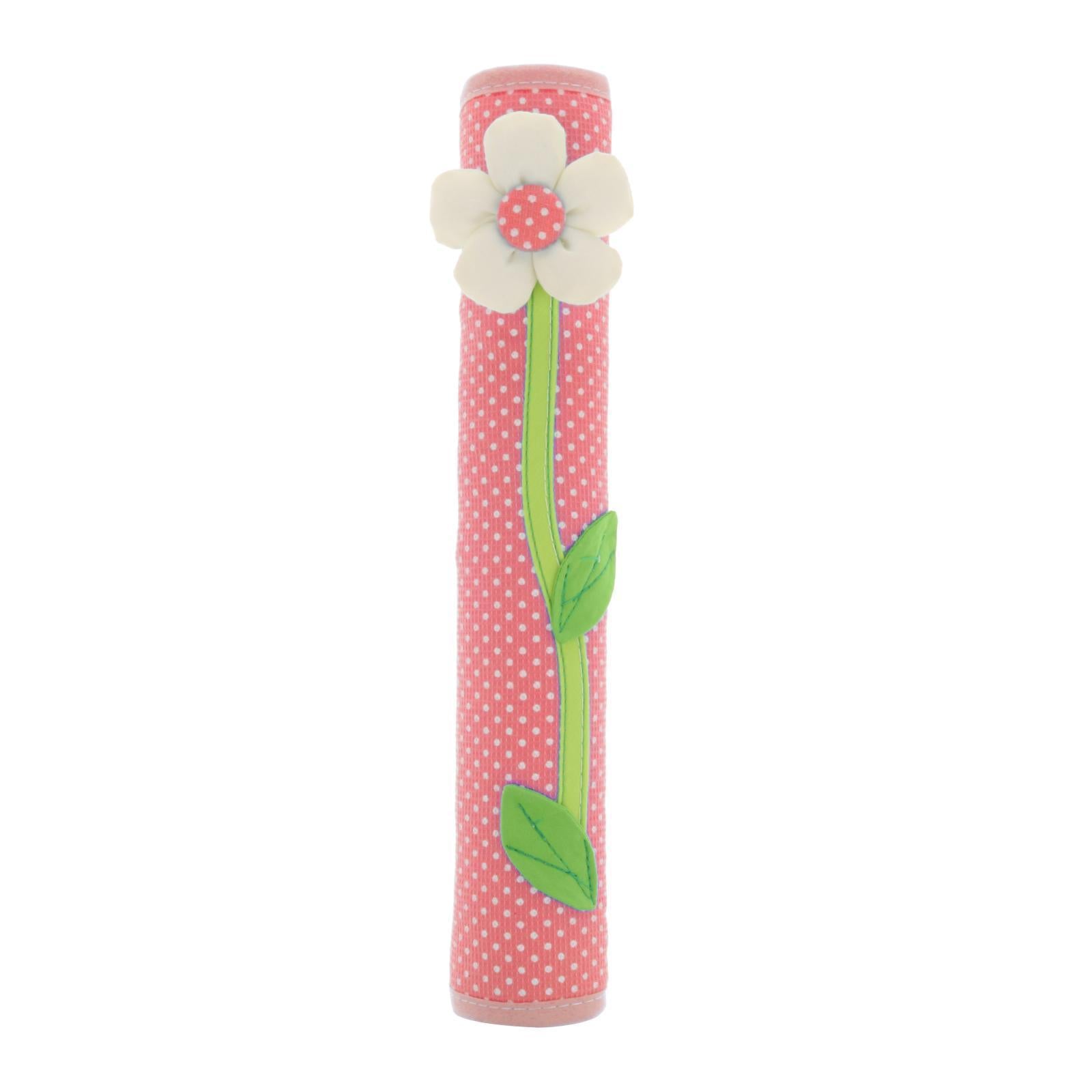 2x Cotton Home Fridge Refrigerator Handle Cover Fingerprint Protector Pink